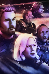 Avengers Infinity War Team Captain Artwork
