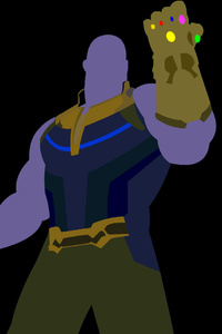 Avengers Infinity War Thanos Gauntlet Minimalism