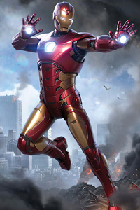 Avengers Iron Man 4k (640x1136) Resolution Wallpaper