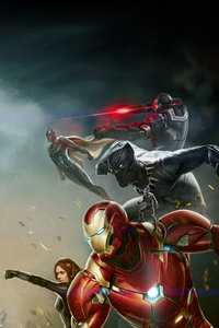 Avengers Reloaded (320x568) Resolution Wallpaper
