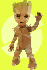 Baby Groot Artwork 4k