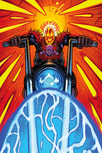 Baby Thanos And Ghost Rider 4k