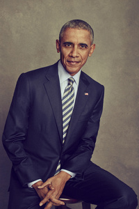 Barack Obama 8k The Atlantic Magazine 2019 (320x568) Resolution Wallpaper