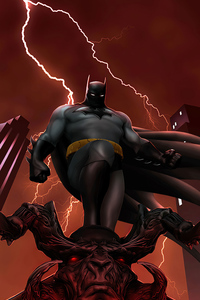 Bat Man Red Knight