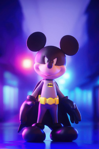 Bat Mickey (1280x2120) Resolution Wallpaper