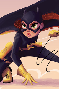 Batgirl 4k Art (240x400) Resolution Wallpaper