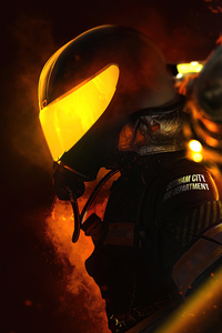 Batgirl As Firefly (640x1136) Resolution Wallpaper