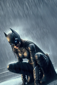 Batgirl Awakens (480x854) Resolution Wallpaper