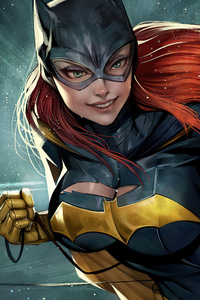 640x960 Batgirl Comic Art 5k