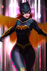 Batgirl Impact (480x854) Resolution Wallpaper