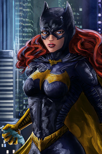 Batgirl New Arts (240x320) Resolution Wallpaper
