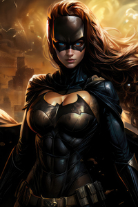 Batgirl Nightfall Avenger (480x854) Resolution Wallpaper