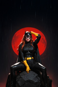 Batgirl Strikes (1080x2400) Resolution Wallpaper