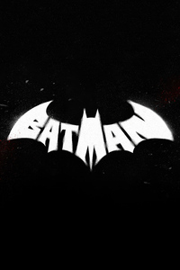 Batman 4k Dark Logo (480x854) Resolution Wallpaper