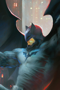 Batman 4kartwork (480x854) Resolution Wallpaper