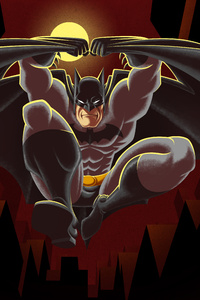Batman 5k Digital Artwork (750x1334) Resolution Wallpaper