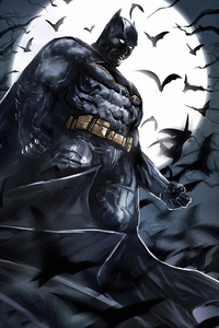 Batman Above 4k (320x568) Resolution Wallpaper