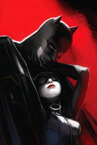 Batman And Catwoman 4k Art