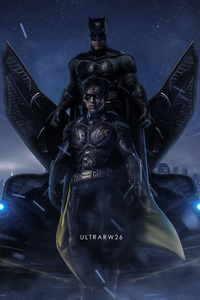 Batman And Robin (1080x2160) Resolution Wallpaper