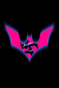 Batman Beyond 4k Logo (1125x2436) Resolution Wallpaper