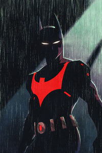 Batman Beyond From Darkness (320x480) Resolution Wallpaper