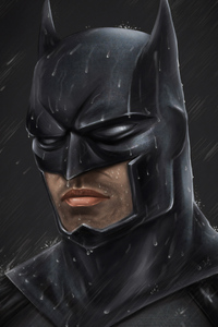 Batman Closeup Art