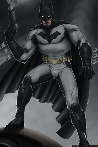 320x480 Batman Concept Art Classic Suit