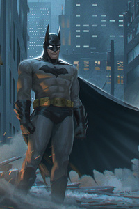 Batman Conceptual Art (240x400) Resolution Wallpaper