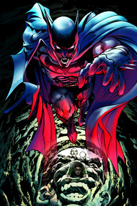 Batman Dark Art (320x480) Resolution Wallpaper