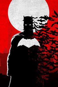 Batman Dark Gotham (640x1136) Resolution Wallpaper