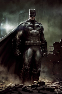 Batman Dark Knight Artwork (320x480) Resolution Wallpaper