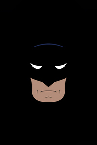 Batman Dark Minimal (640x1136) Resolution Wallpaper