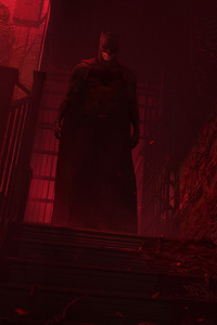 Batman Darkest Night Stairway 4k