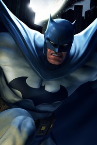 Batman DC Universe (1280x2120) Resolution Wallpaper