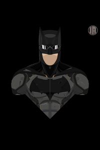 1280x2120 Batman DCEU Tactical Suit Minimalism 8k