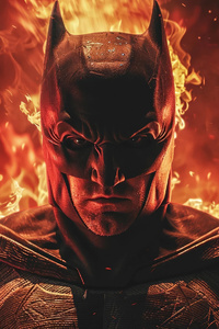 Batman From Hell And Back (480x800) Resolution Wallpaper