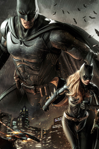 Batman Game Cover Art 4k (1080x2160) Resolution Wallpaper