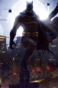 Batman Gotham 5k (640x1136) Resolution Wallpaper
