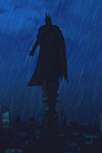 Batman Gotham Night Mode (240x320) Resolution Wallpaper