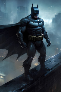 Batman Gotham Saviour (640x1136) Resolution Wallpaper