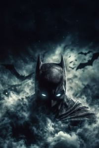 Batman Hope And Shadow (360x640) Resolution Wallpaper