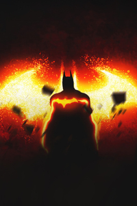 640x1136 Batman Iconic Emblem
