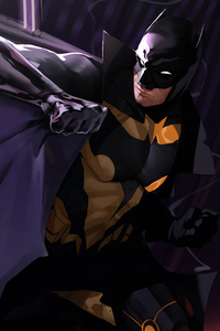 Batman In Action (1440x2560) Resolution Wallpaper