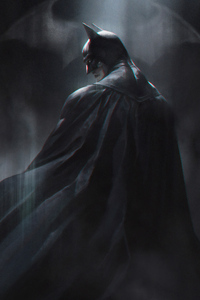 Batman In Dark (2160x3840) Resolution Wallpaper