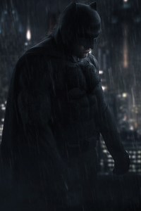 Batman In Dark Rain 4k