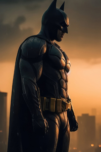Batman In Gotham City (360x640) Resolution Wallpaper