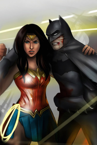 Batman Injured Wonder Woman