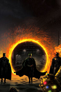 Batman Into The Multiverse 4k (480x800) Resolution Wallpaper