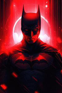 Batman Is Coming 5k (320x480) Resolution Wallpaper