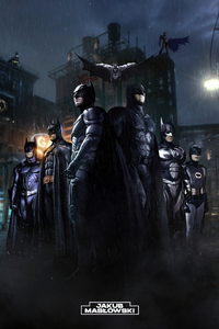 Batman Is Everywhere 4k (320x480) Resolution Wallpaper
